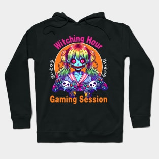 Halloween Gamer Girl Witch Hoodie